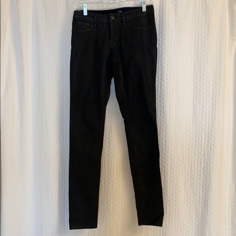 Aqua rock me jeans (shiny black)